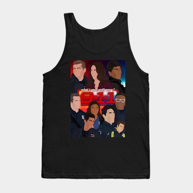 What's Your Emergency | 911 Tank Top by icantdrawfaces